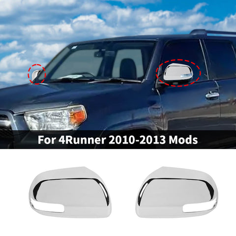 For 2010-2013 4Runner Car Rear View Mirror Panel Decor Cover Trim Shell Cap