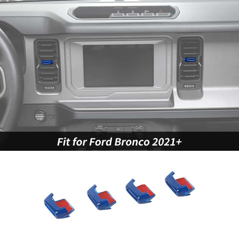 Center Dash Air Conditioner Outlet Vent Adjust Trim For 2021+ Ford Bronco｜CheroCar