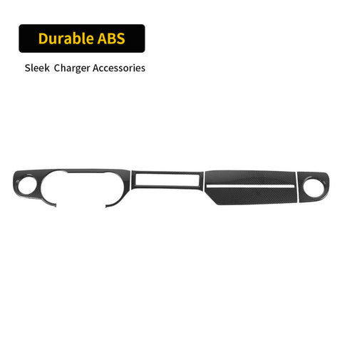 For 2010-2013 Ford Mustang Interior Center Console Trim Cover Kit