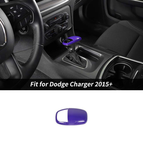 Interior Gear Shift Knob Decor Cover Trim For Dodge Charger/Challenger 2015+/Durango 2018+ Accessories | CheroCar