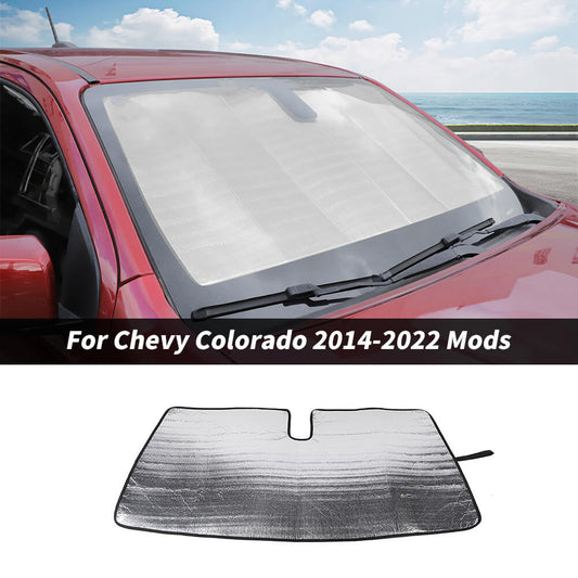 For 2014-2022 Chevy Colorado/GMC-CANYON Front Windshield Sunshade UV Protector Sun Shade Visor