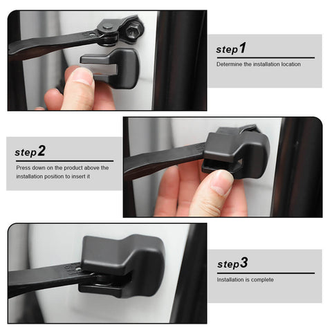 For 2010-2023 Toyota 4Runner Door Lock Buckle Limiting Stopper Protector Covers