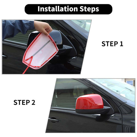 Rearview Door Side Mirror Cover Cap For Dodge Durango 2011+ Accessories | CheroCar