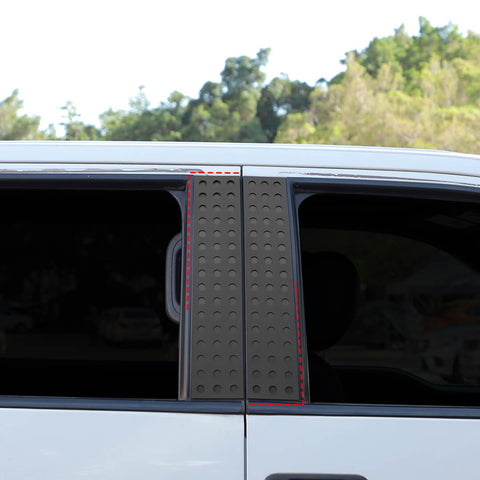 For 2009-2014 Ford F150 Raptor Car Window Center Pillar Post Panel Cover Trim