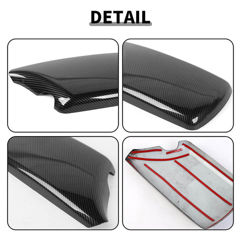 For 2015+ Dodge Challenger Console Armrest Box Panel Cover Trim Decor