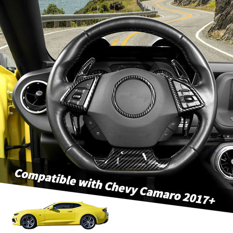 Steering Wheel Cover Decor Kit For Chevrolet Camaro 2017+｜CheroCar