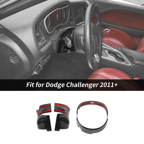 For 2011+ Dodge Challenger/Charger/Durango/300C Electric Adjustable Steering Wheel Base Lower Trim