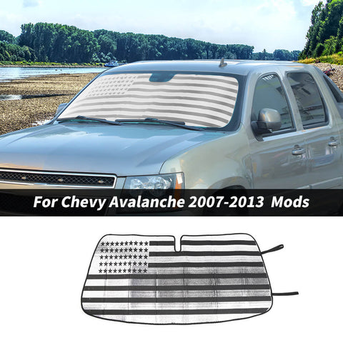 For 2007-2013 Chevrolet Avalanche Heat Shield Windshield Visor SunShade