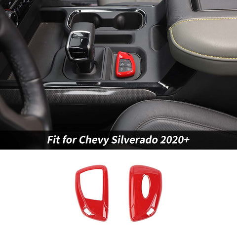 Key Fob Cover Case Protector Shell For Chevy Silverado/Suburban/Tahoe 2020+ Accessories | CheroCar