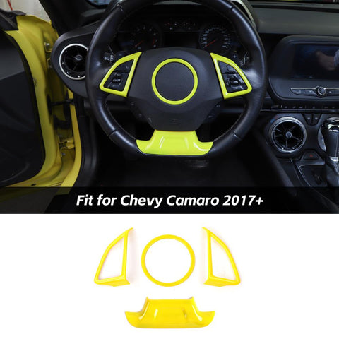 Steering Wheel Cover Decor Kit For Chevrolet Camaro 2017+｜CheroCar