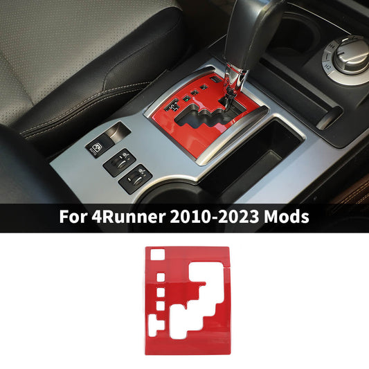 For 2010-2023 4Runner Center Console  Gear Shift Panel Cover Trim