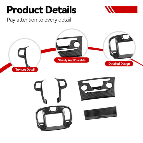 For 2011-2014 Chrysle 300/300C Interior Center Console Cover Trim Kit