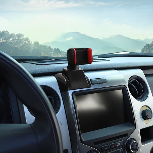 For 2013-2014 Ford F150 Raptor Center Console Dashboard Mobile Cell Phone Holder Bracket Stand