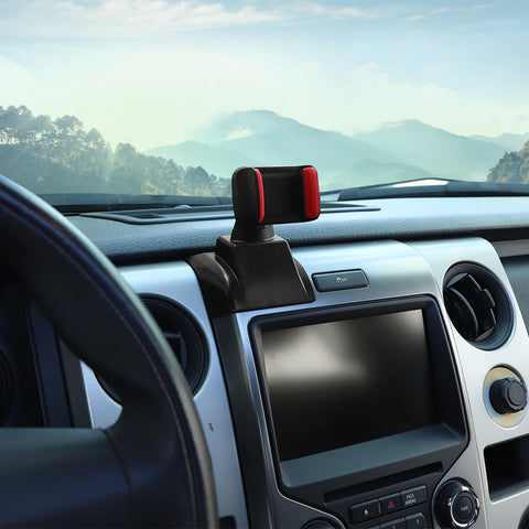 For 2013-2014 Ford F150 Raptor Center Console Dashboard Mobile Cell Phone Holder Bracket Stand