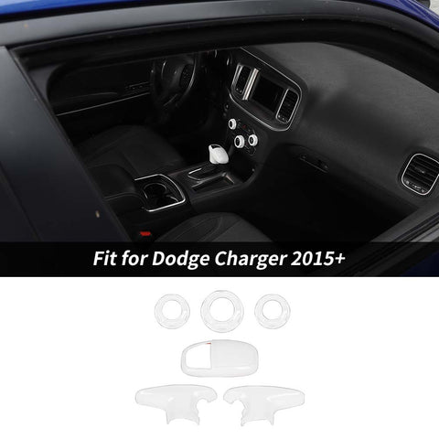 Gear Lever Trim/Air Conditioner Switch Panel Trim For Dodge Charger/Challenger 2015+ Accessories | CheroCar