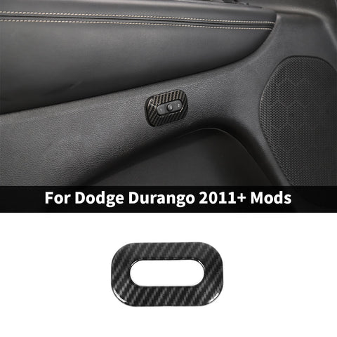 For 2011+ Dodge Durango Inner Memory Seat Button Bezel Trim Cover Accessories