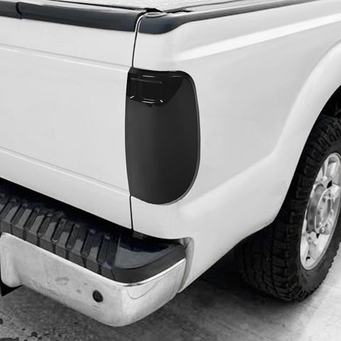 For 2024+ Ford F150 Tail Light Taillight Rear Light Garnish Cover Trim   Blackened(SmokedBlack)