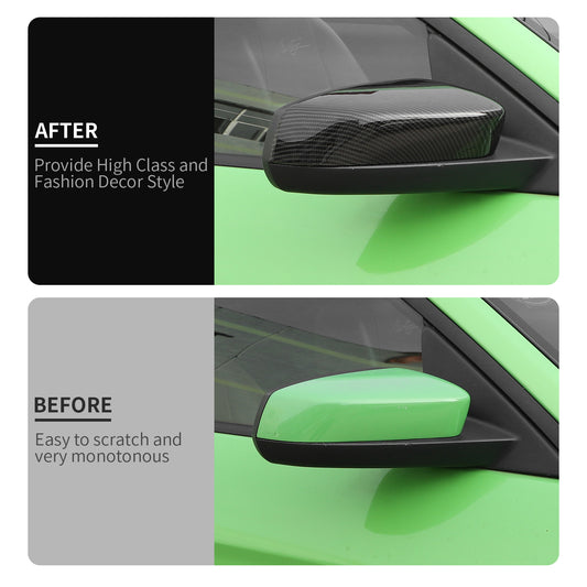 Side Door Mirror Covers Shell Cap Trim For Ford Mustang 2009-2013｜CheroCar