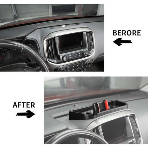 Cell Phone Holder Dash Mount with Storage Box Bracket For Chevy Colorado 2014+ Accessories | CheroCar