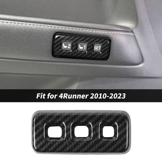 For 2010-2023 Toyota 4Runner Limited Memory Seat Adjustment Decor Cover Trim Bezels