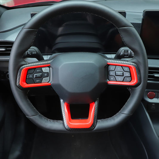 For 2024+ Ford Mustang 3 x Inner Steering Wheel Cover Trim
