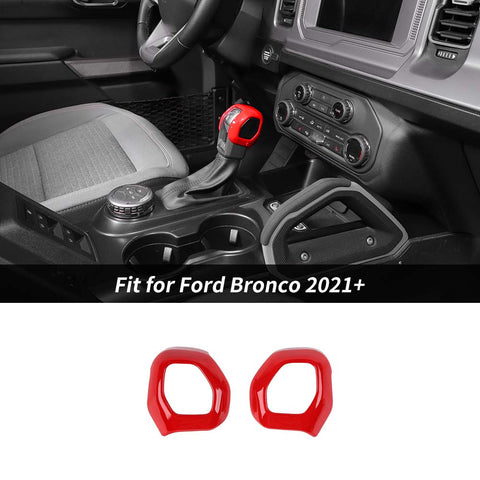 Gear Shift Knob Head Cover Decoration Trim for Ford Bronco 2021+ Accessories｜CheroCar