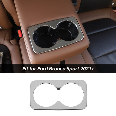 Rear Armrest Box Cup Holder Cover Trim For Ford Bronco Sport 2021+ Accessories | CheroCar