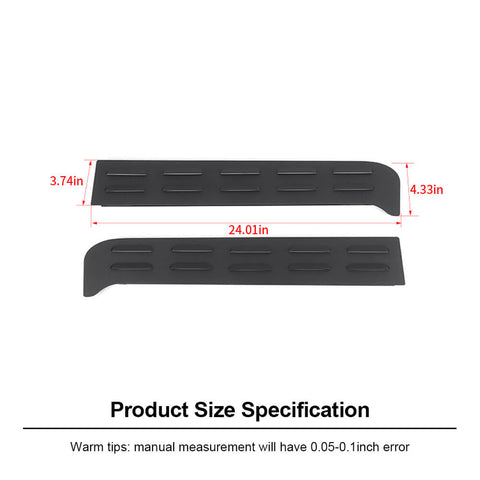 For 2010-2023 Toyota 4Runner Rear Side Window Blinds Quarter Louver Vent Panel Cover