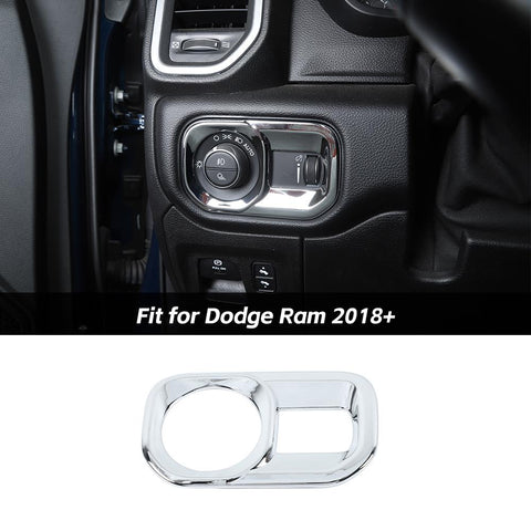 Headlight Switch Button Cover Trim Decor For Dodge Ram 2018+ Accessories | CheroCar