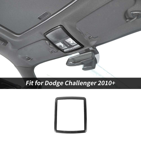 Front Reading Light Lamp Cover Trim Frame For Dodge Challenger 2010+ Accessories | CheroCar