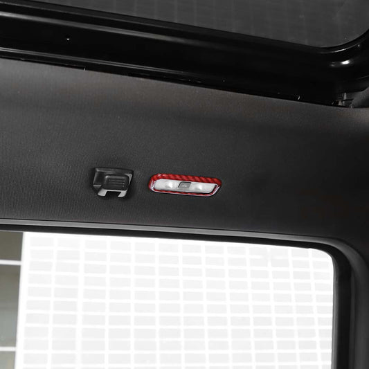 Rear Roof Reading Light Lamp Trim Bezel Decor For Ford F150 2015-2020 Accessories | CheroCar