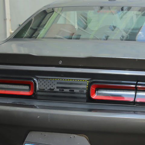 For 2015+ Dodge Challenger Rear Center Cover Trim Sticker