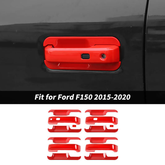 For 2015-2020 Ford F150 14 x Door Handle Shell & Door Handle Bowl Cover Trim Bezels