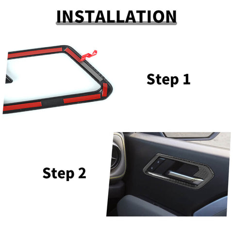 For 2023+ Chevy Colorado/GMC-CANYON Interior Door Handle Bowl Cover Trim