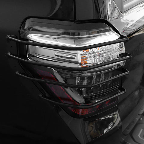 For 2014-2023 Toyota 4Runner Black Rear Tail Light Guard Cover Protect Trim