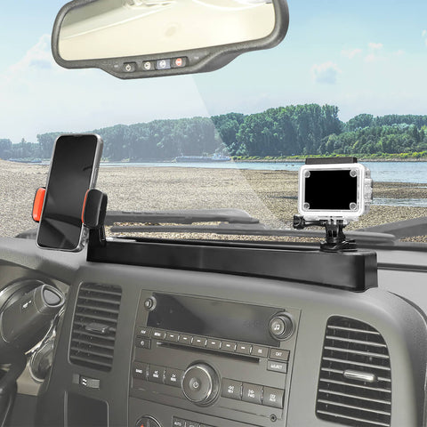 For 2007-2013 Chevy Silverado Center Console Phone Holder Stand Storage Box