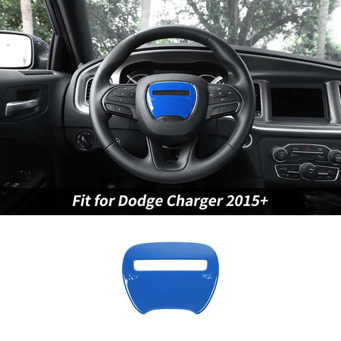 Steering Wheel Center Panel Trim For Dodge Charger/Challenger 2015+/ Durango 2014+ Accessories | CheroCar