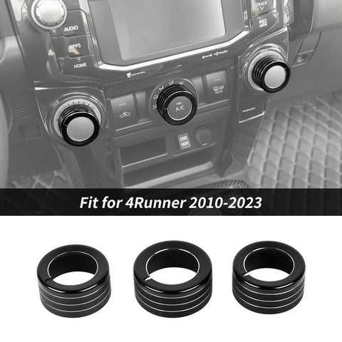 For 2010-2023 Toyota 4Runner Air Conditioner Switch Knob Ring Cover