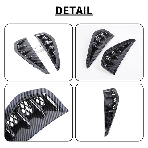 For 2018+ Dodge RAM Side Fender Vent Intak Cover Trim