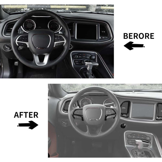 For 2015+ Dodge Challenger 37x Full Set Interior Decor Cover Trim