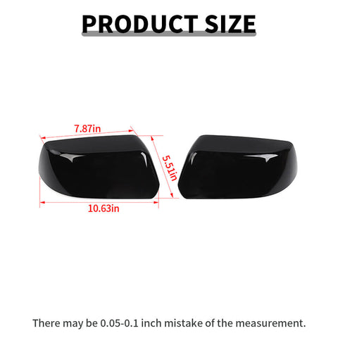 For 2015-2019 Chevy Suburban/Tahoe/GMC Yukon/ESCALADE Side Rearview Mirror Cover Trim Cap