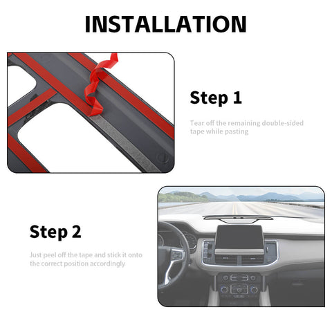 For 2020+ Chevy Suburban/2021+ Tahoe/GMC Yukon Center Console Audio Panel Trim Cover