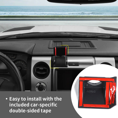 For 2013-2014 Ford F150 Raptor Center Console Dashboard Mobile Cell Phone Holder Bracket Stand