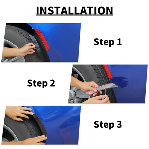 For 2015+ Dodge Charger Front Wheel Eyebrow Light Decor Cover Trim