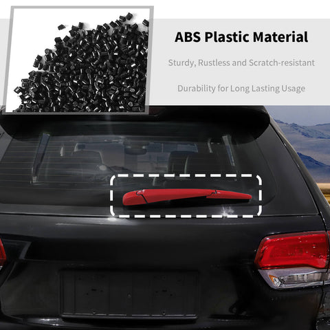 For 2011+ Dodge Durango Rear Window Rain Arm Wiper Decor Cover Trim