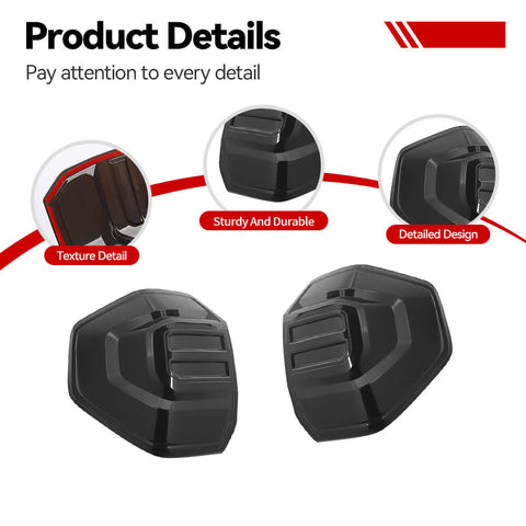 For 2024+ 4Runner Smoked Black Rear Taillight Lamp Cover Guard Trim