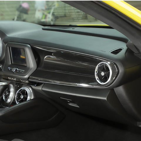 For 2016+ Chevy Camaro Center Console Co-pilot Dashboard Panel Cover Trim