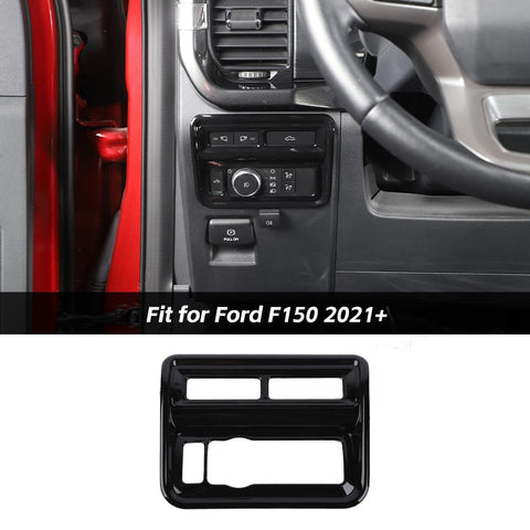 Headlight Control Switch Button Panel Trim Frame For Ford F150 2021+ Accessories | CheroCar