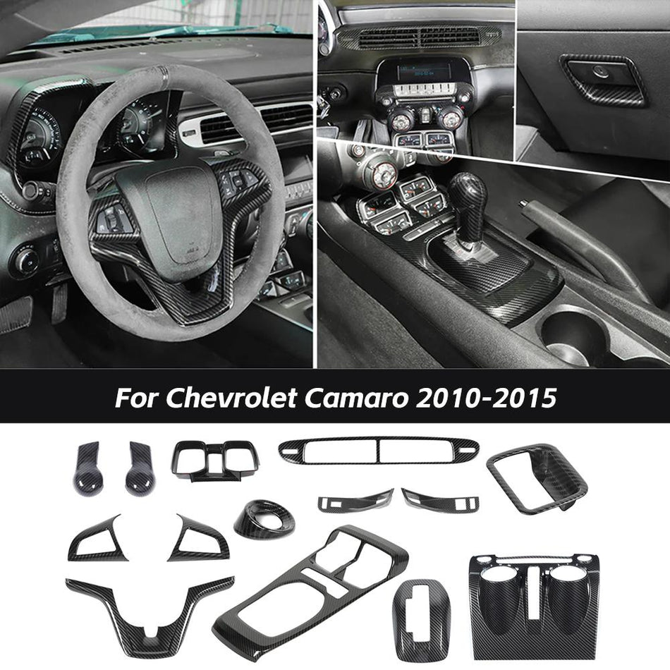 For 2010-2015 Chevrolet Camaro 14x Interior Full Kit Decoration Cover