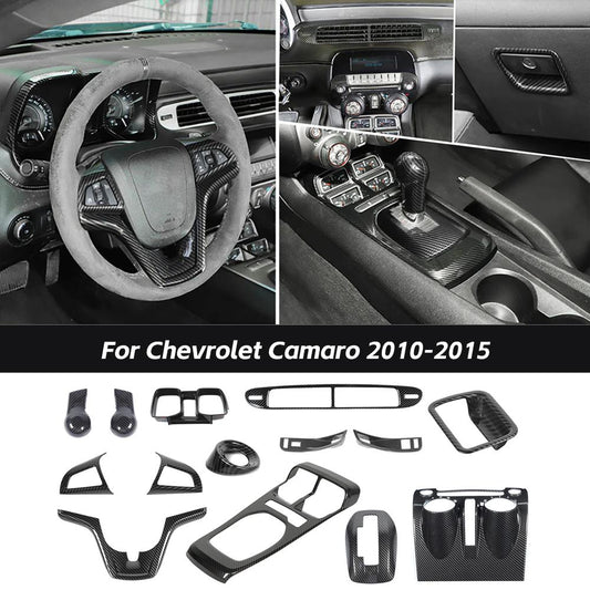 14pcs/set Interior Full Kit Decoration Cover For Chevrolet Camaro 2010-2015｜CheroCar